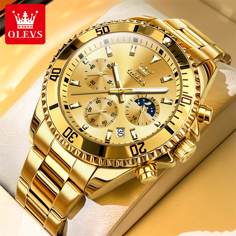 Luxury Watch Wallpaper - OLEVS Watch Men Top Brand Luxury