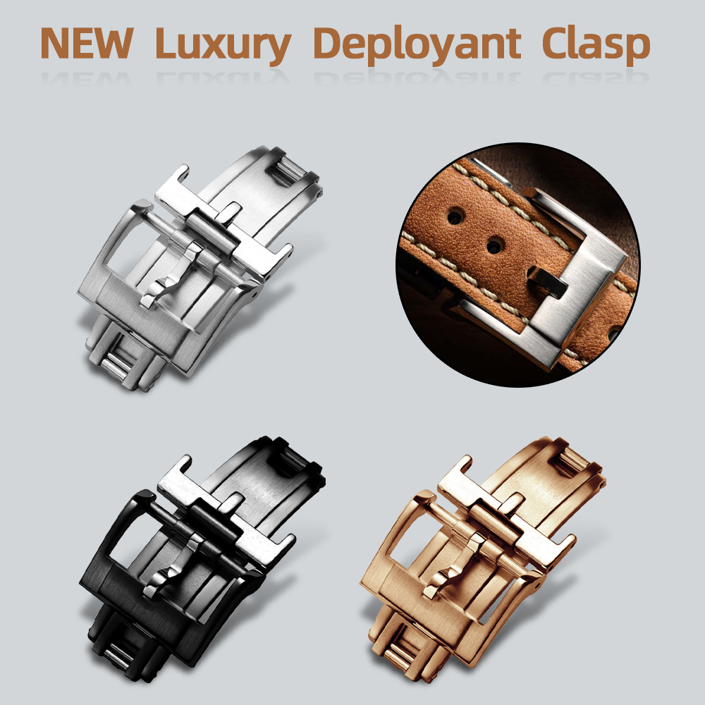 Luxury Watch Logo - NEW Luxury Deployant Clasp 16mm 18mm