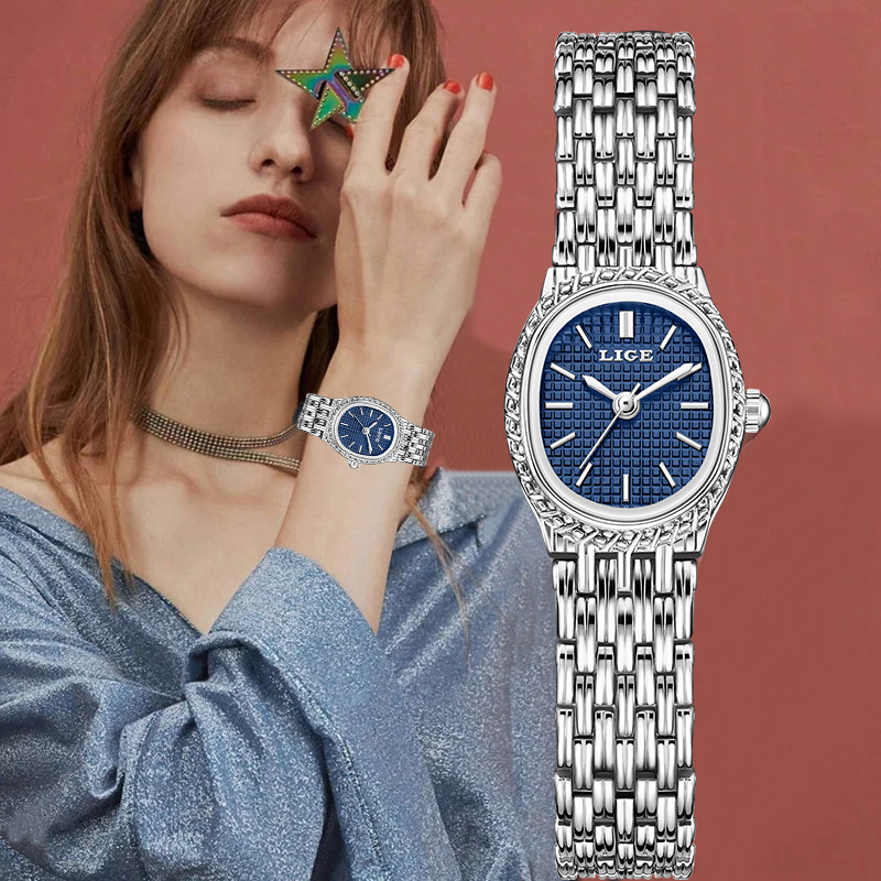 Luxury Watch In Usa - LIGE Fashion Luxury Quartz Woman Watch
