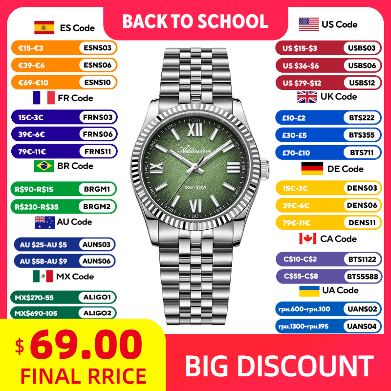 Luxury Watch In Usa - ADDIESDIVE Elegant Watch for Woman Luxury