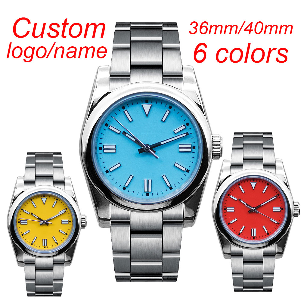 Luxury Watch Logo - 36mm/40mm Men Clock Sterile Dial NH35