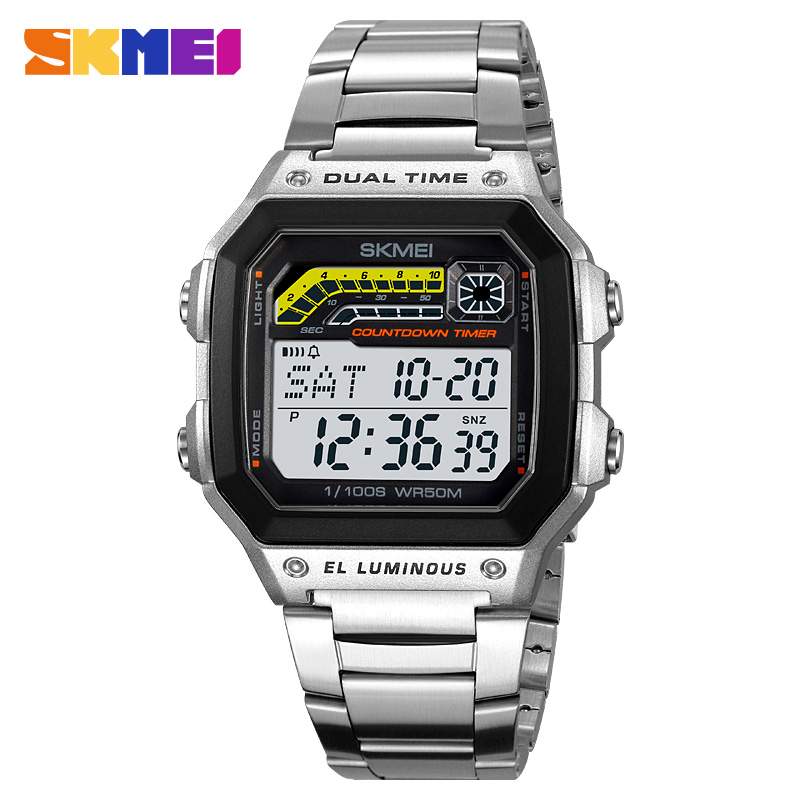 Luxury Watch Square - SKMEI 2307 Luxury Waterproof Digital Watch