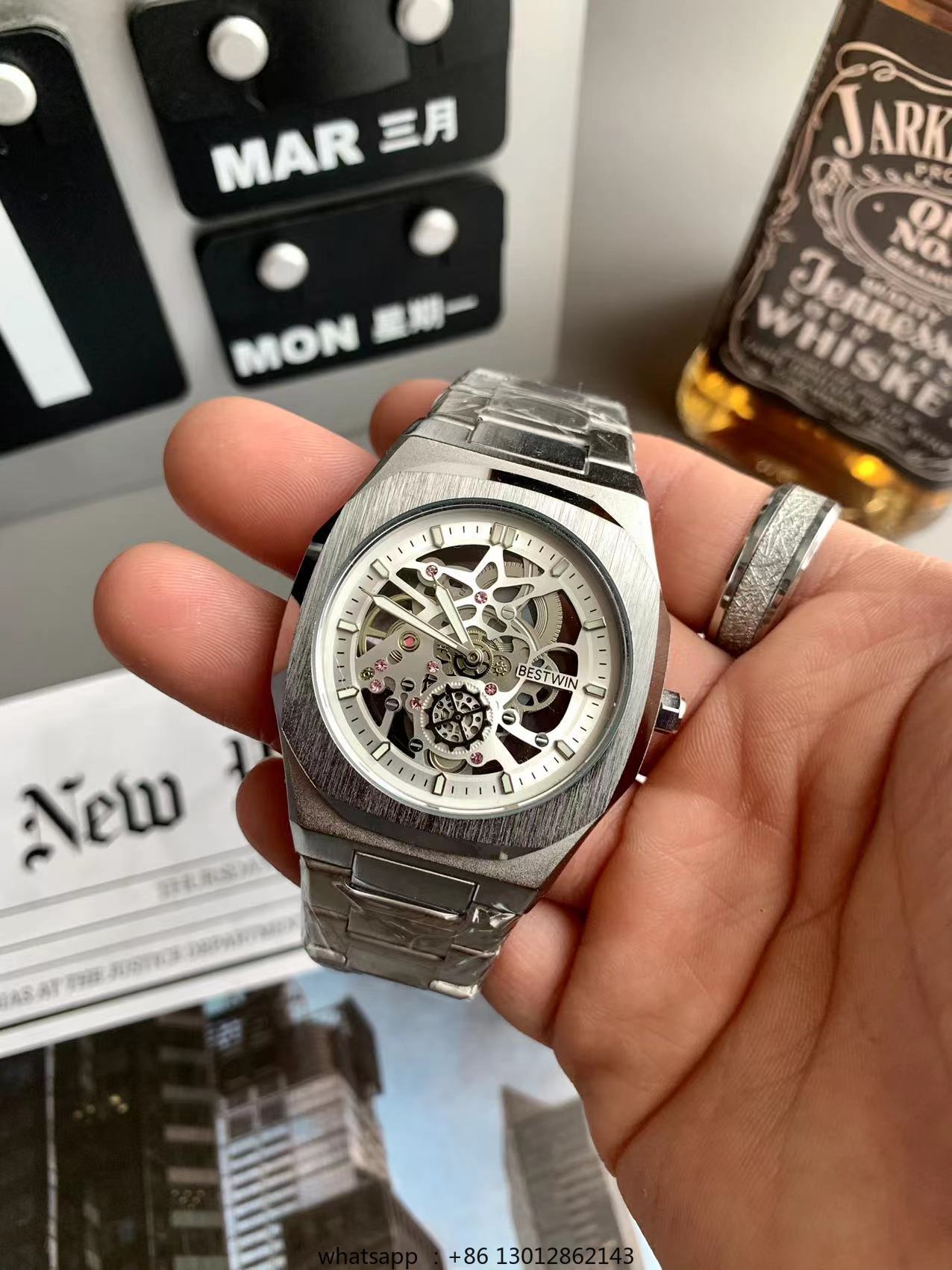 Luxury Watch Square - Steel strip waterproof personalized hollow out