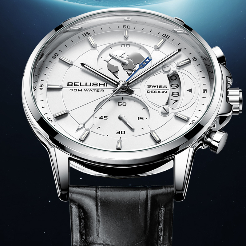 Luxury Watch Longines - Mens Watches Waterproof Chronograph Sports Watches