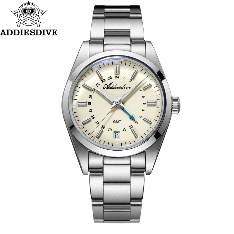 Luxury Watch Logo - ADDIESDIVE Hot Brand 36mm Luxury GMT
