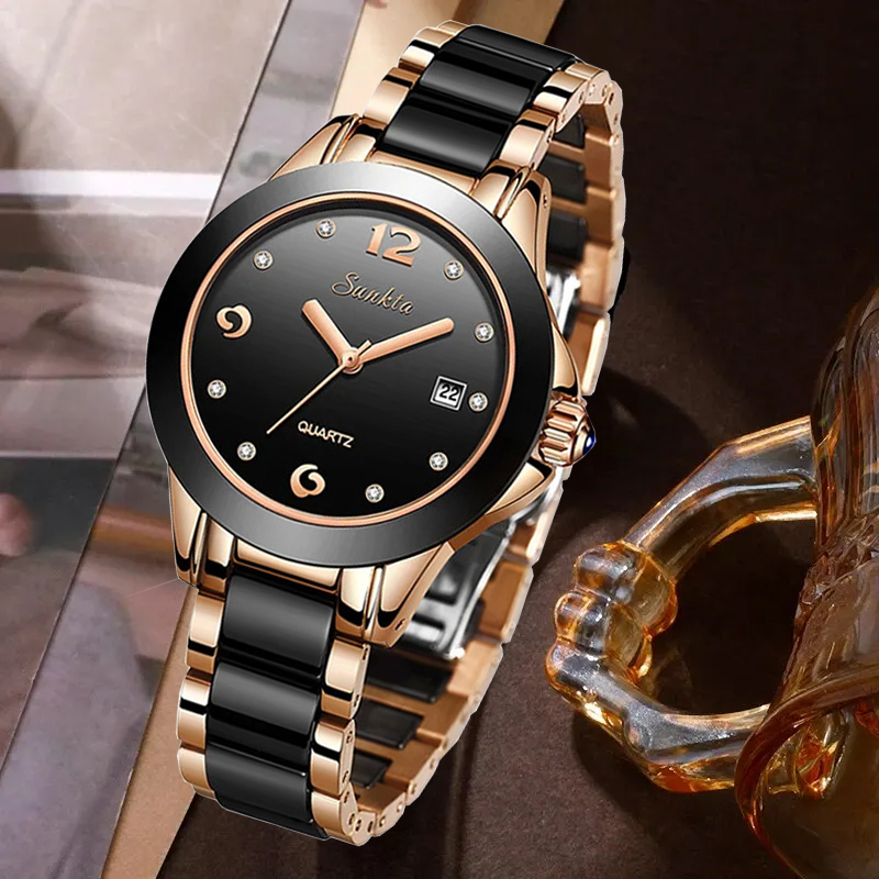 Luxury Watch In Usa - LIGE Sunkta Fashion Elegant Women's Watches