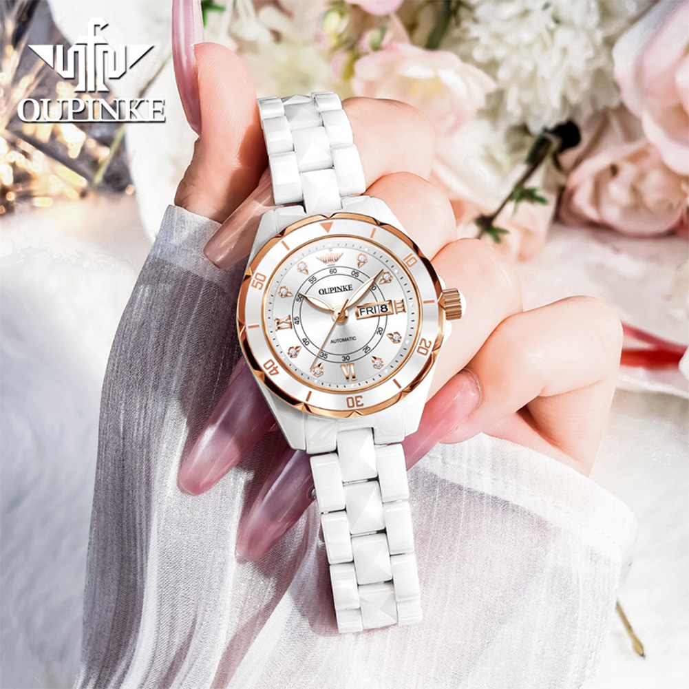 OUPINKE 3301 Automatic Mechani - Sapphire Crystal Display review and price