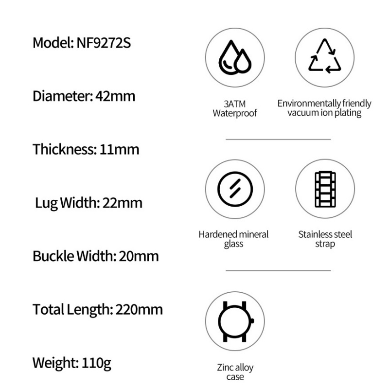 NAVIFORCE Male Fahion Quartz S - Quiet Luxury Watch Men review and price
