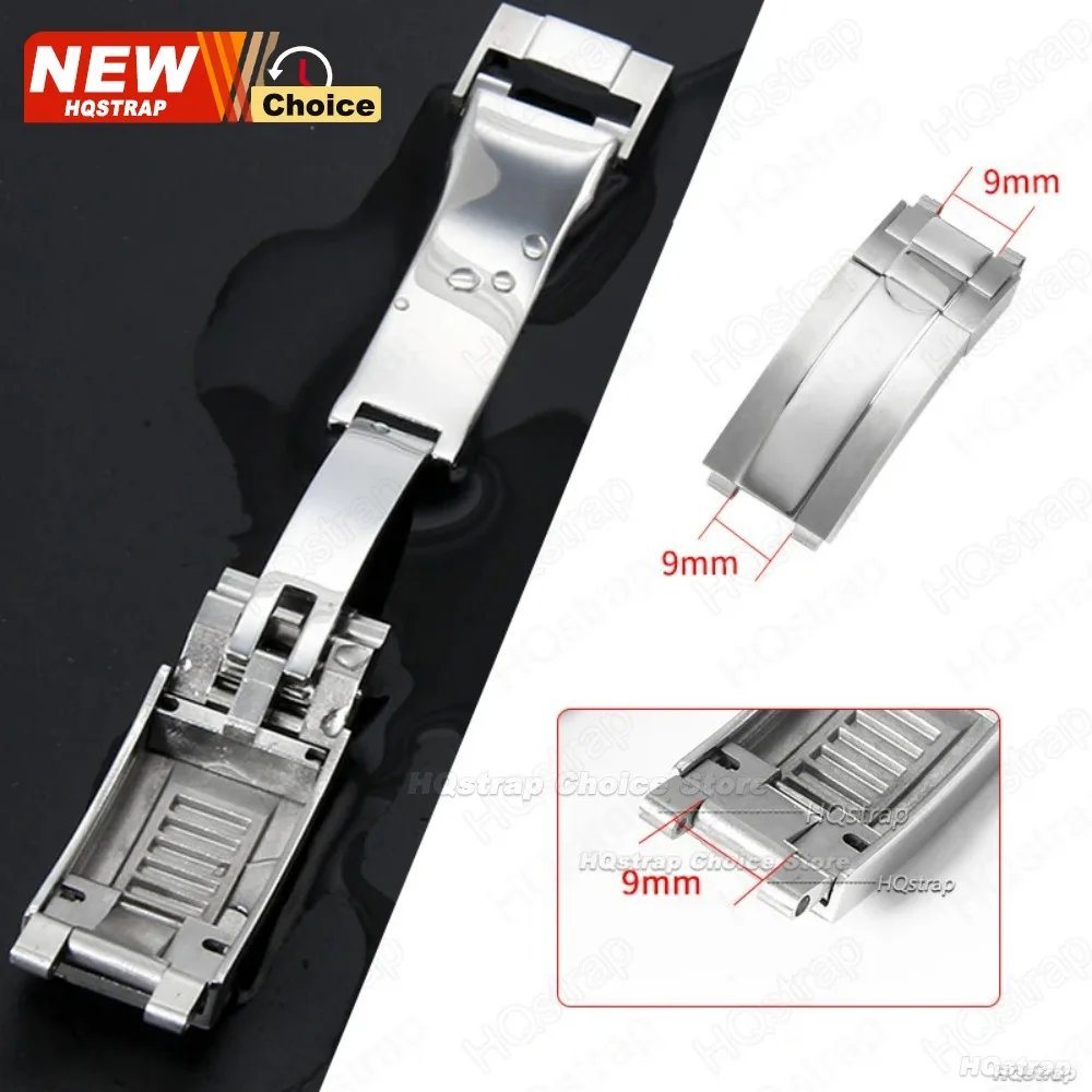 9mmx9mm Folding Buckle for Rol - Luxury Watch Logo review and price