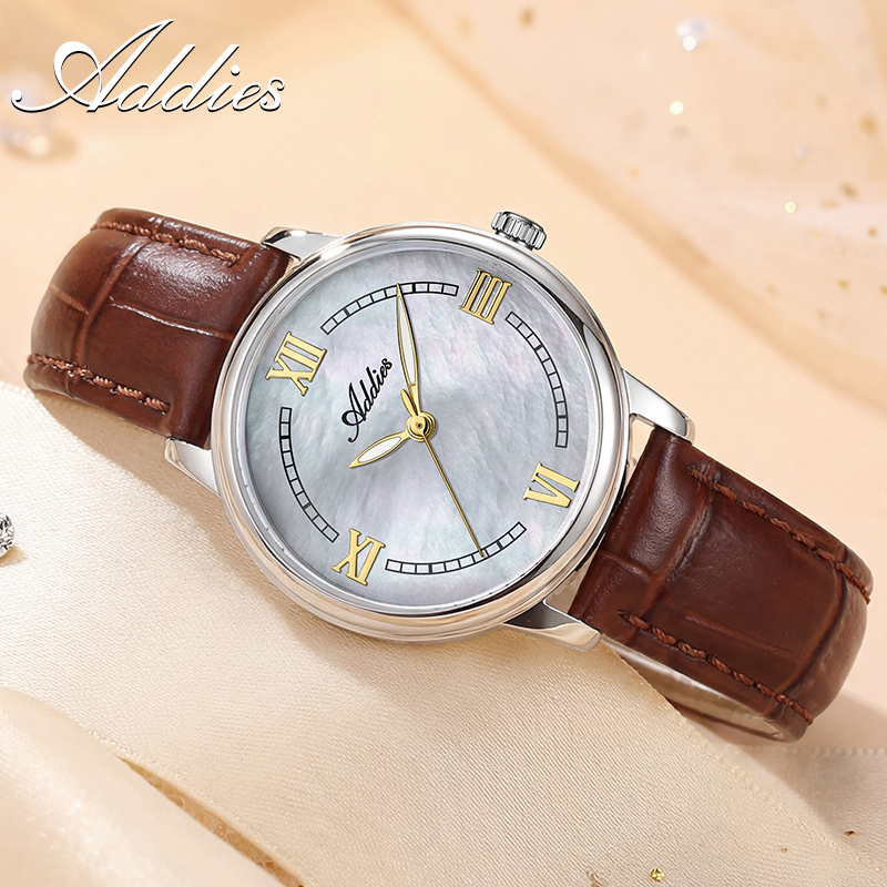ADDIES Leather Quartz Woman Wa - Luxury Watch Gift Box review and price
