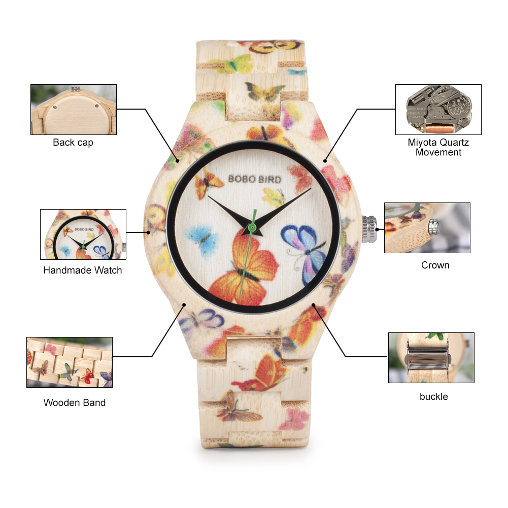 BOBO BIRD Wood Women Watches L - Luxury Watch Girl review and price