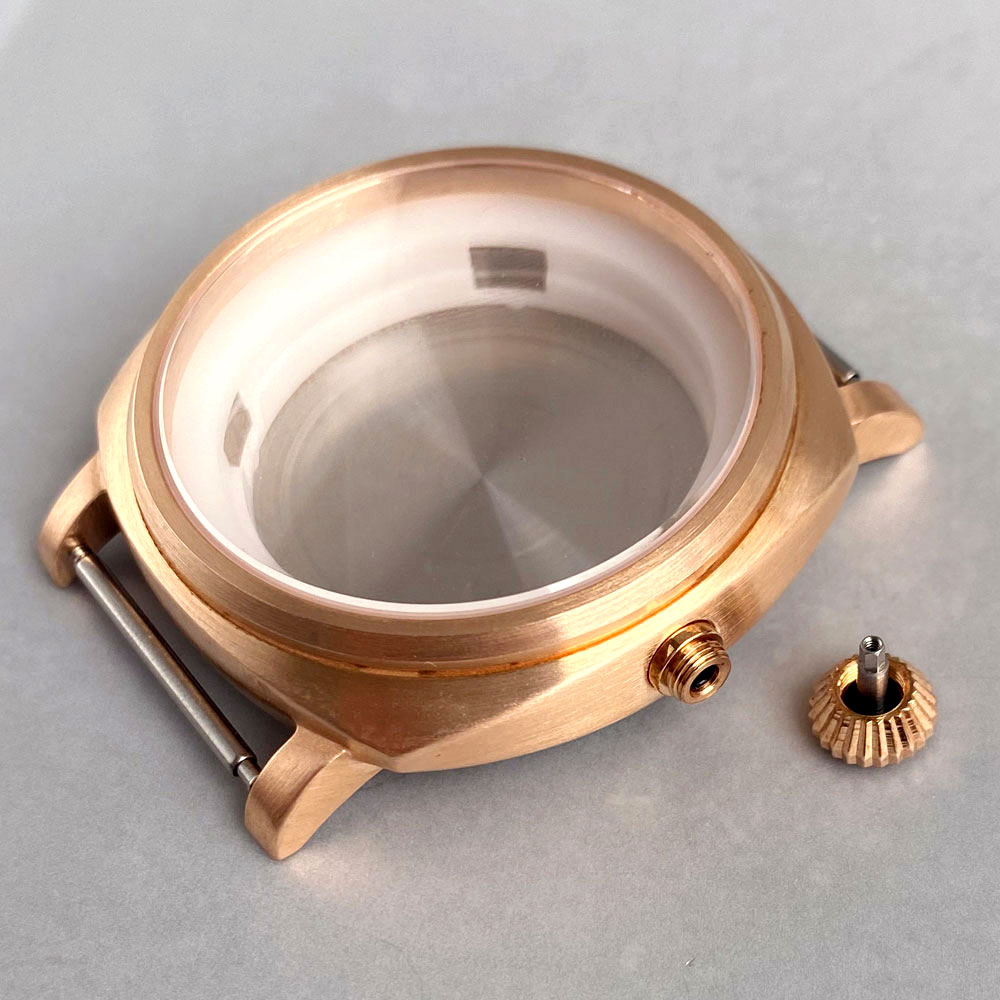 42mm CUSN8 Bronze Square Case  - Bronze Case Watch review and price