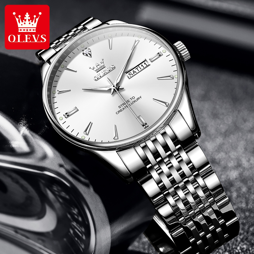 OLEVS 2929 Men Quartz Watch Or - Luxury Watch Longines review and price