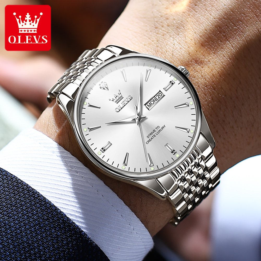OLEVS 2929 Men Quartz Watch Or - Luxury Watch Longines review and price