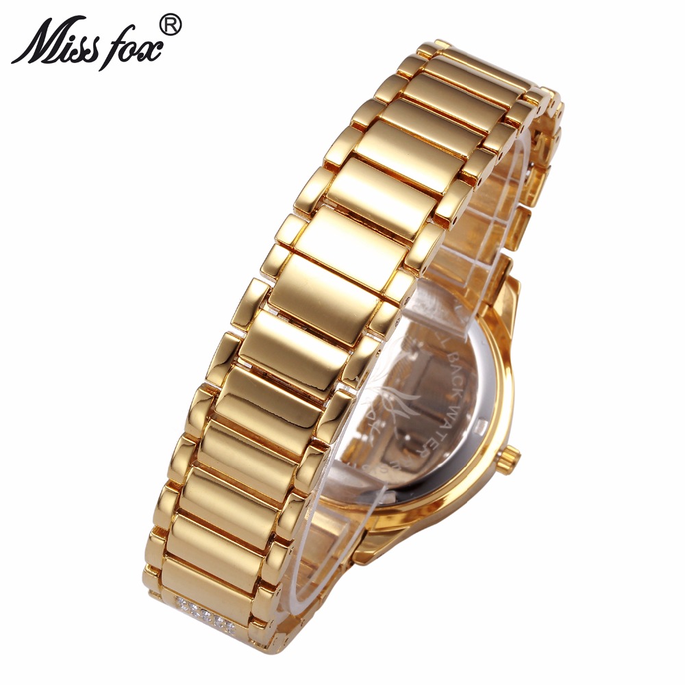 MISSFOX Ladies Gold Party Watc - Luxury Watch China review and price