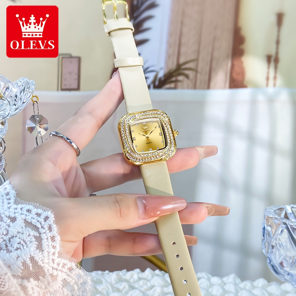 OLEVS Fashion Ladies' Square Q - Luxury Watch Square review and price