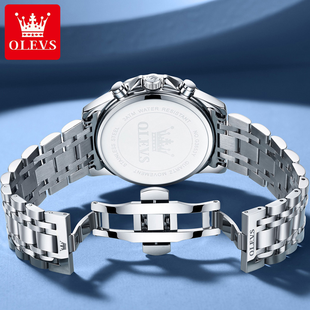 OLEVS 3653 Brand Moon Phase Ca - Luxury Watch Wallpaper review and price