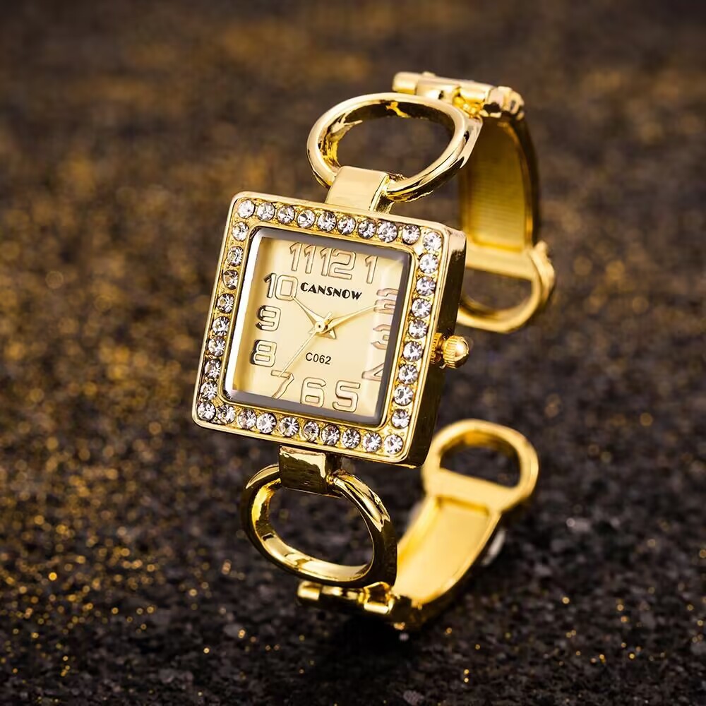 Luxury Fashion Rhinestone Squa - Luxury Watch Square review and price