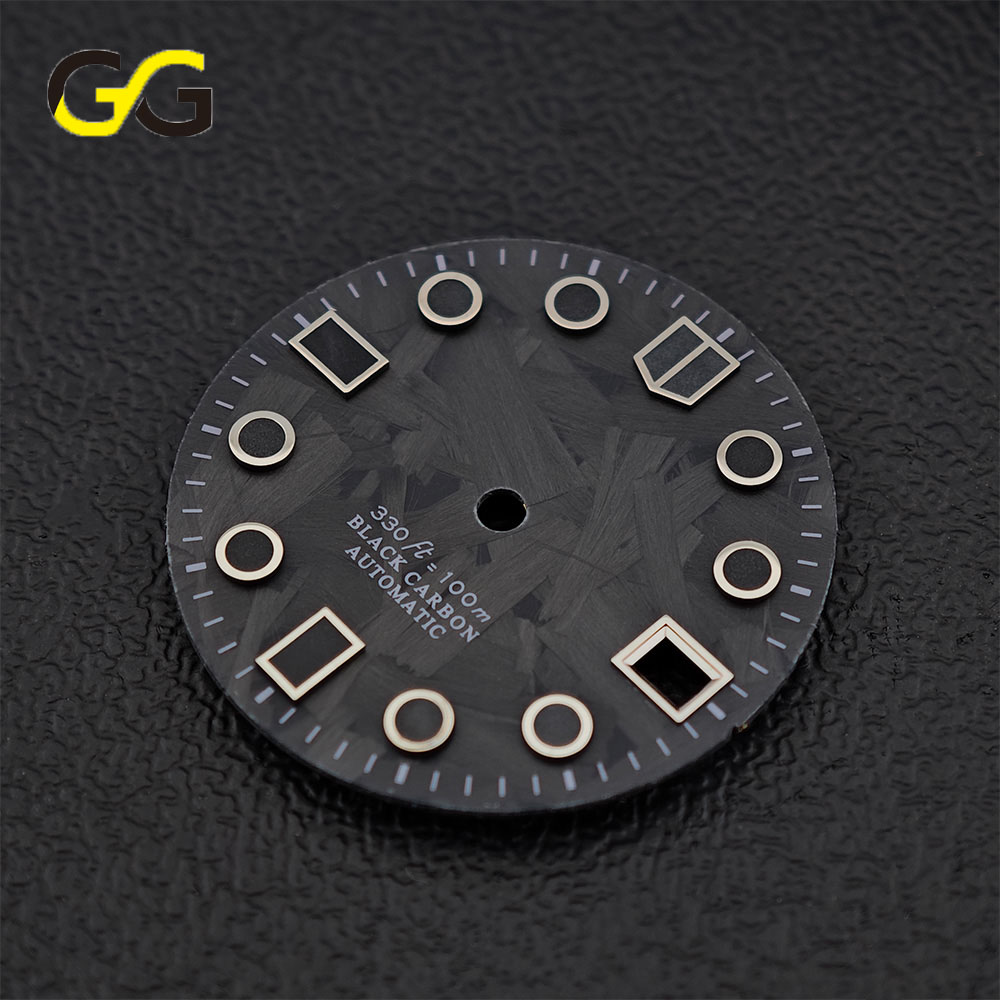 28.5mm Carbon Fiber Watch Dial - Bronze Case Watch review and price
