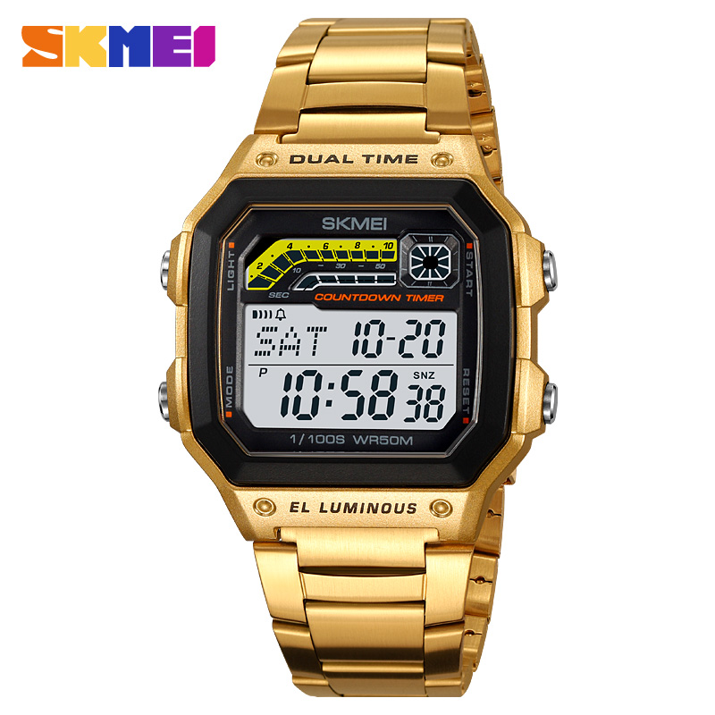 SKMEI 2307 Luxury Waterproof D - Luxury Watch Square review and price