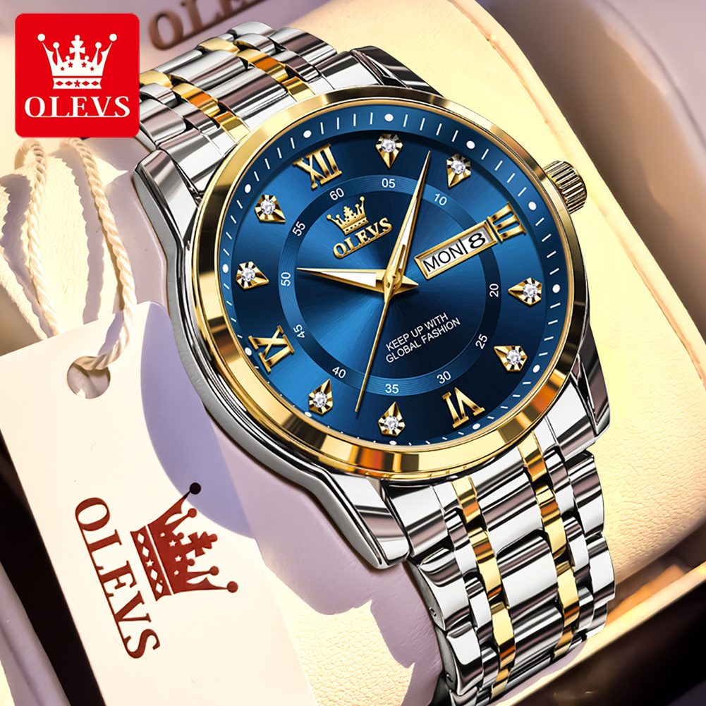 OLEVS Brand Fashion men's watc - Luxury Watch Logo review and price