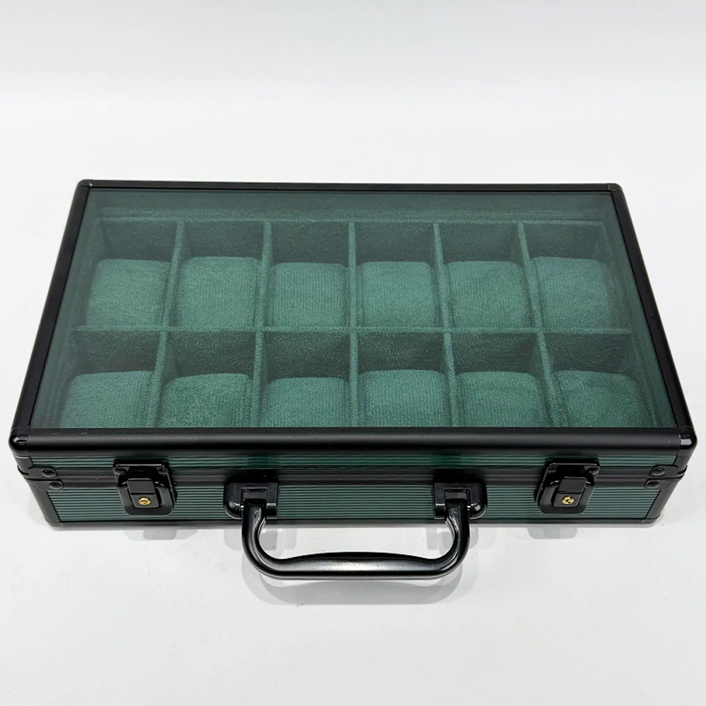 18/6/12/15 Slots Aluminum Gree - Luxury Watch Class review and price
