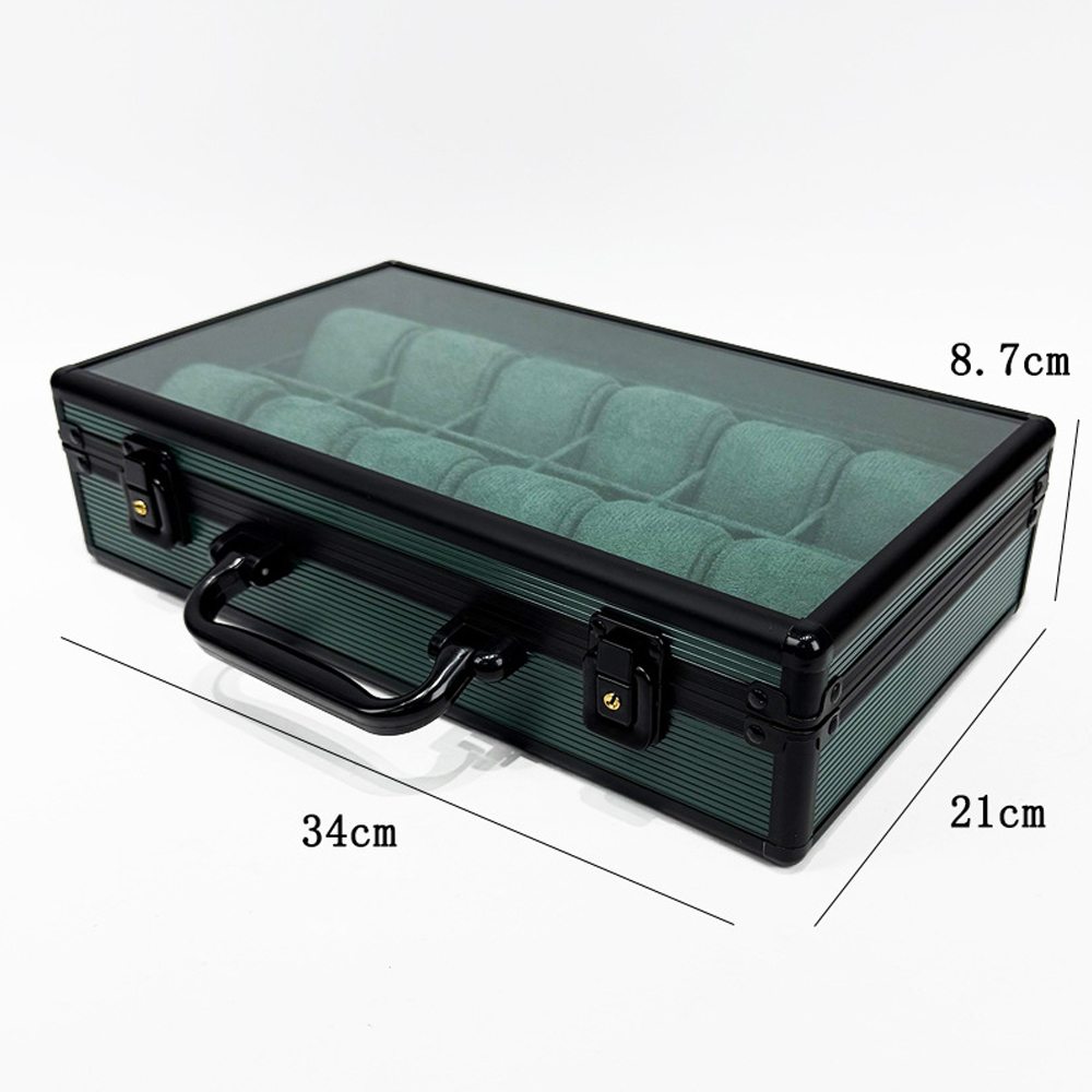 18/6/12/15 Slots Aluminum Gree - Luxury Watch Class review and price