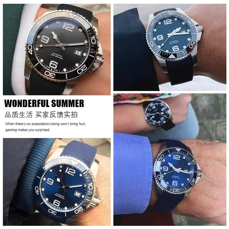 High Quality Silicone Fluorous - Luxury Watch Longines review and price