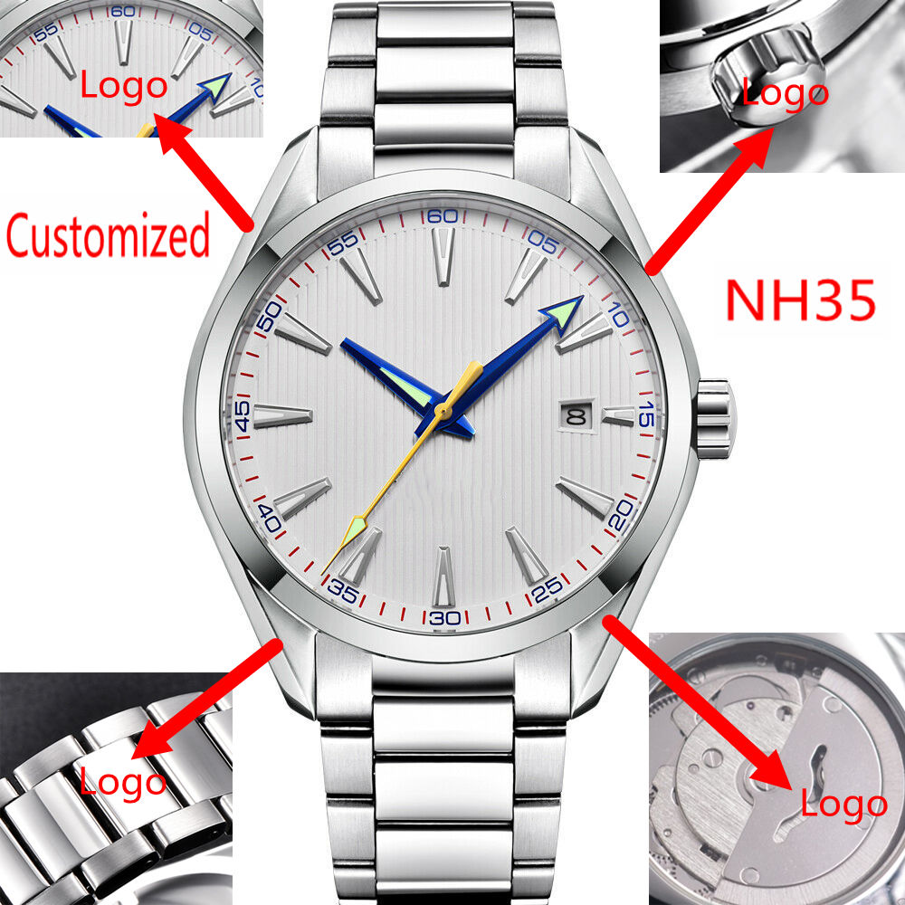 Custom Logo 41mm Men Miyota/NH - Luxury Watch Logo review and price