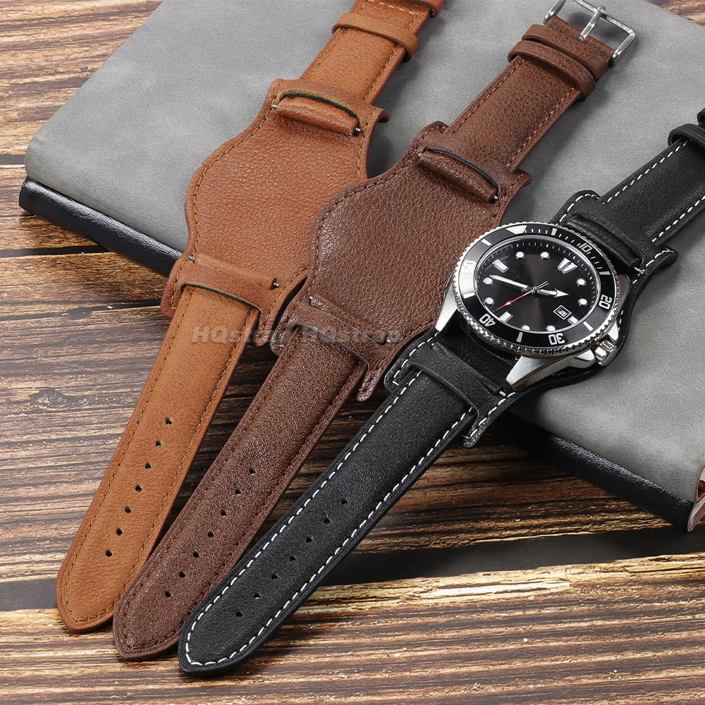 Genuine Leather Watch Band for - Omega Watch Speedmaster review and price