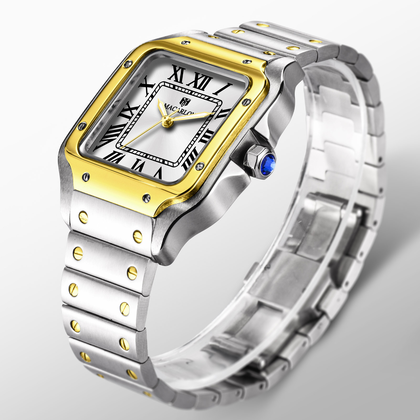 MACARLON Square Men's Automati - Luxury Watch China review and price