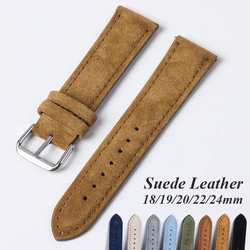 Suede Genuine Leather Watchban - Luxury Watch Class review and price