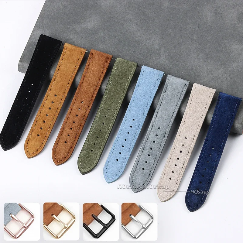 Suede Genuine Leather Watchban - Luxury Watch Class review and price