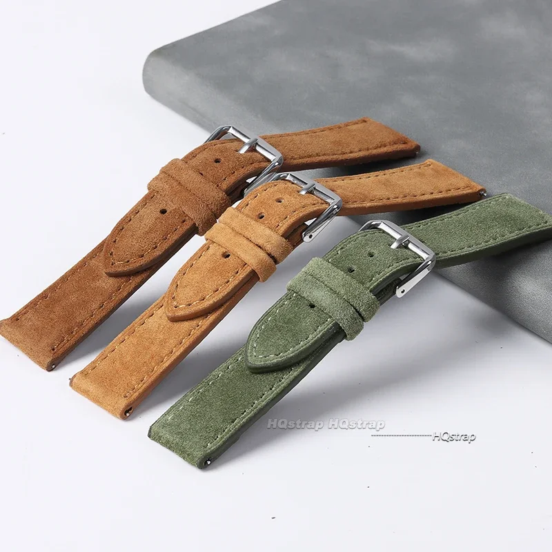 Suede Genuine Leather Watchban - Luxury Watch Class review and price
