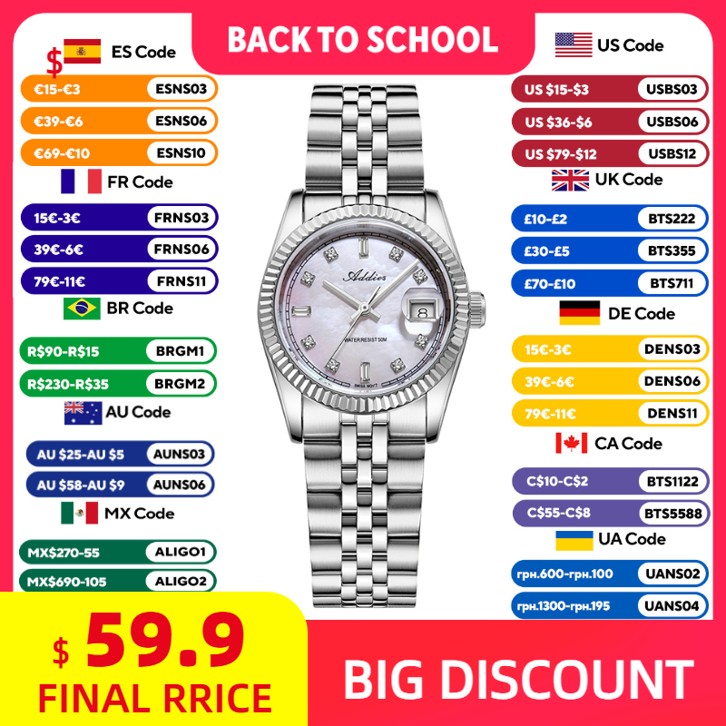 ADDIES 585 Quartz Women's Watc - Luxury Watch In Usa review and price